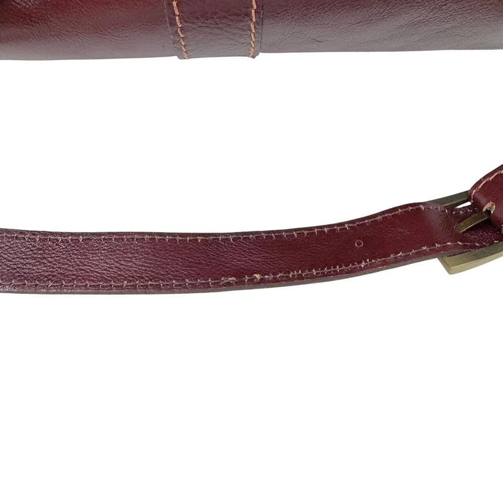 Cenzo Brown Calfskin Leather Duffle Weekender 21" Heritage Carry-On - Picture 14 of 15